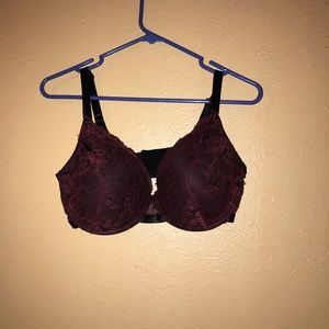 cute pink+black bra